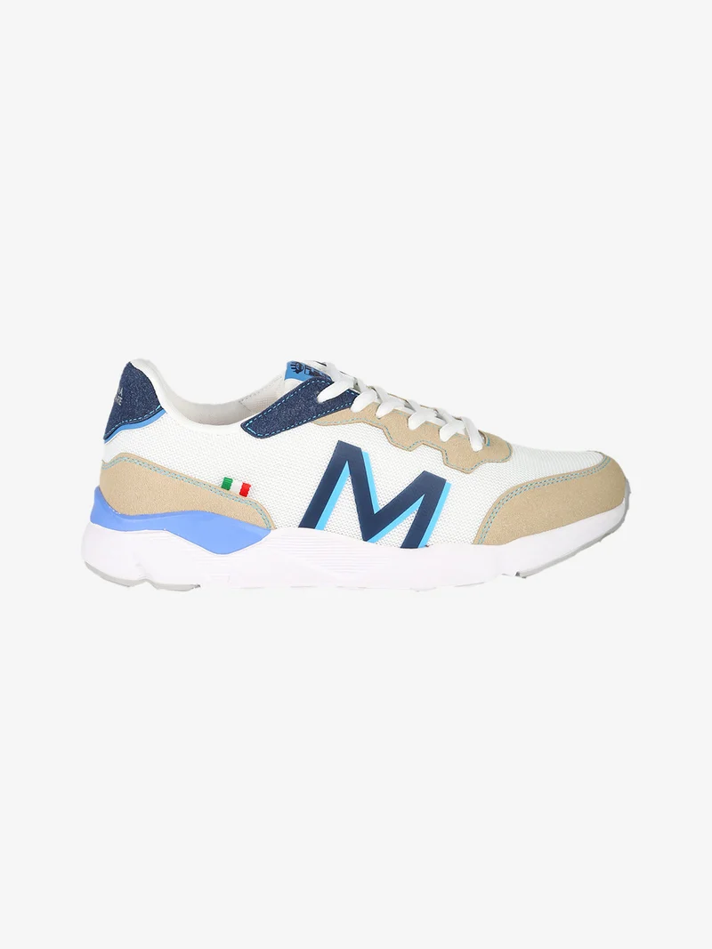 Sneakers da uomo stringate - bianco