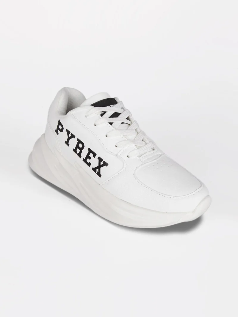 Chunky PY030124 Sneakers donna con zeppa - bianco