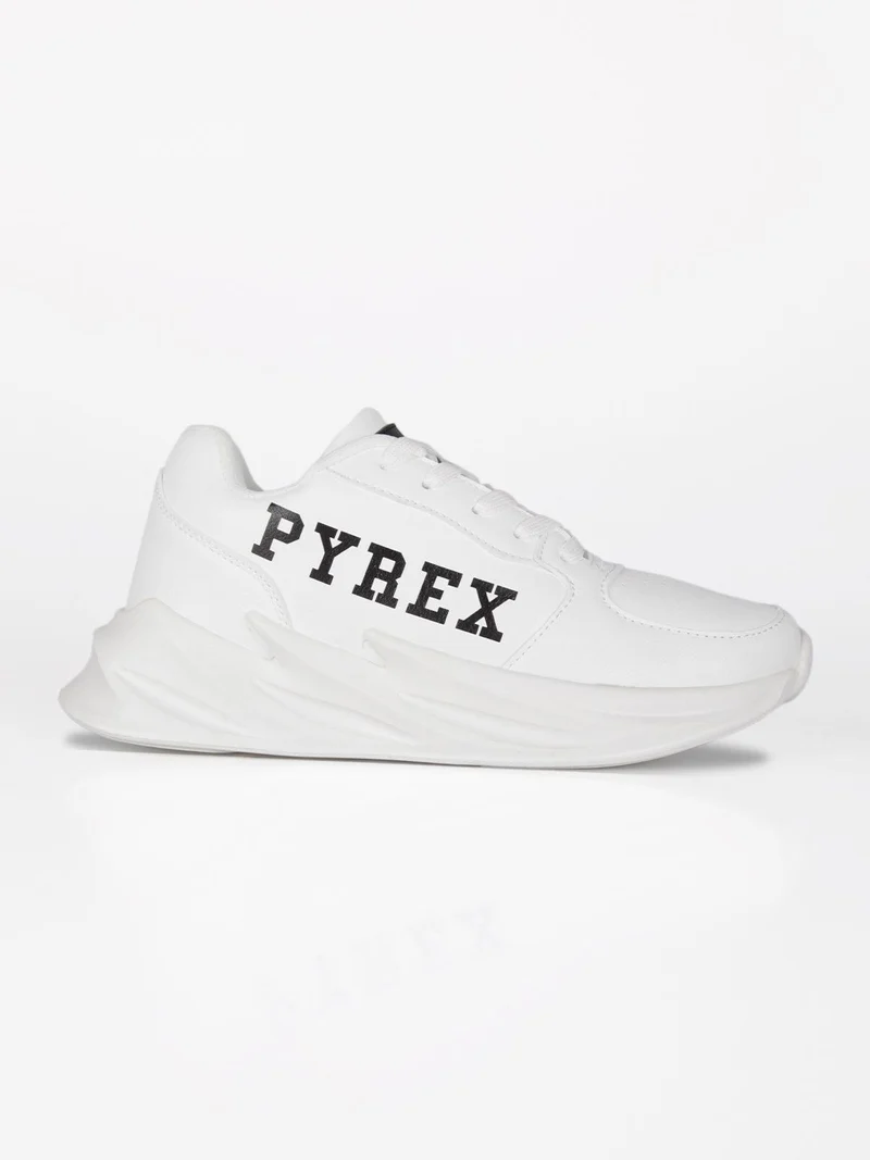 Chunky PY030124 Sneakers donna con zeppa - bianco