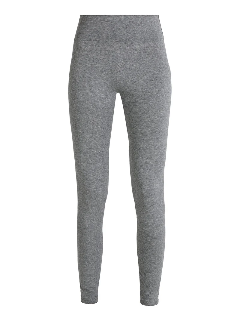 Leggings da donna traspirante effetto pancia piatta - grigio scuro