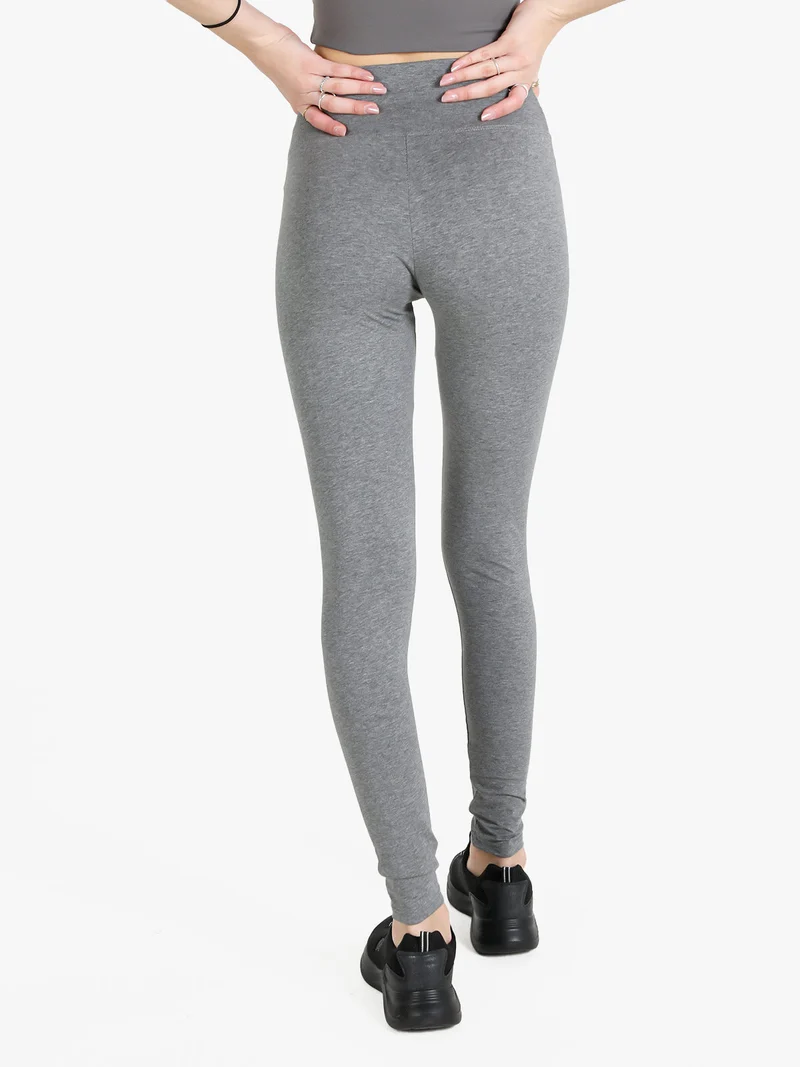 Leggings da donna traspirante effetto pancia piatta - grigio scuro