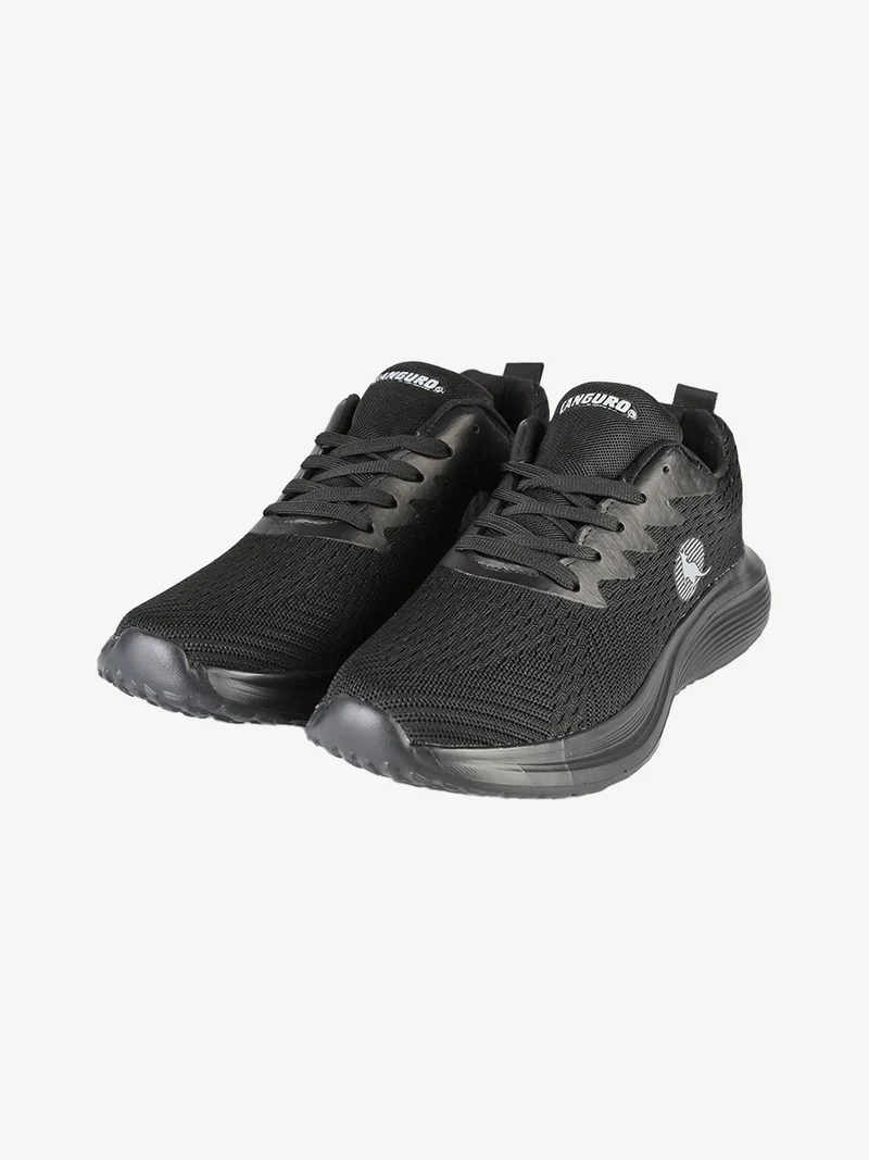 Sneakers sportive da uomo stringate - nero