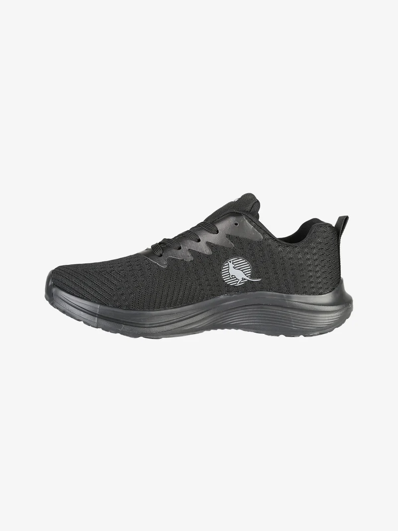 Sneakers sportive da uomo stringate - nero