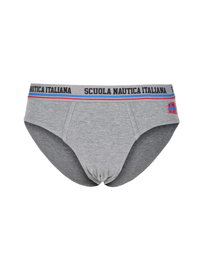 Slip da uomo tinta unita - grigio