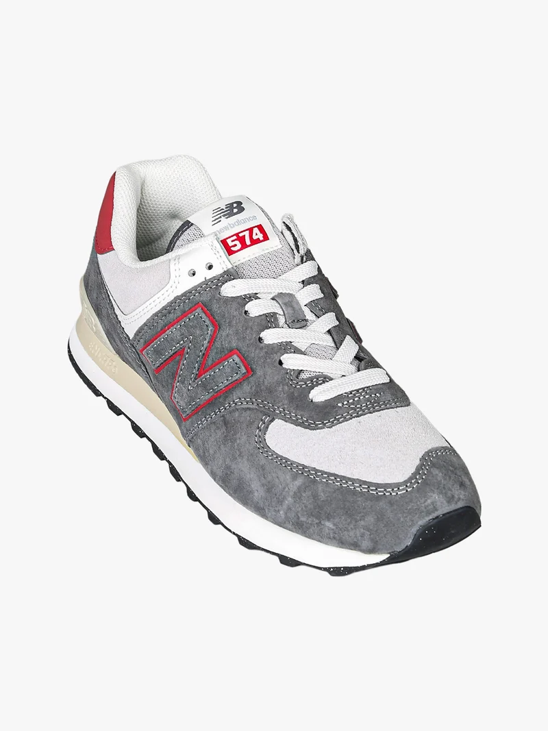 574 Sneakers uomo in pelle nabuk - grigio