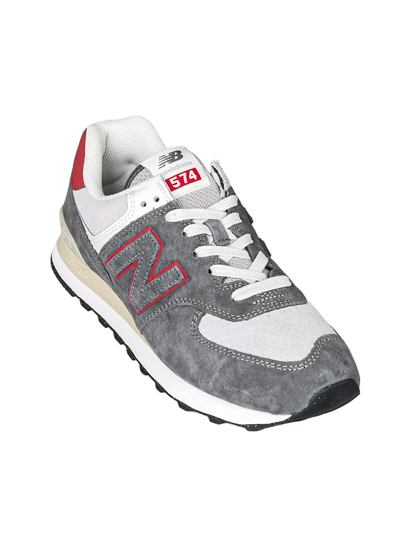574 Sneakers uomo in pelle nabuk - grigio