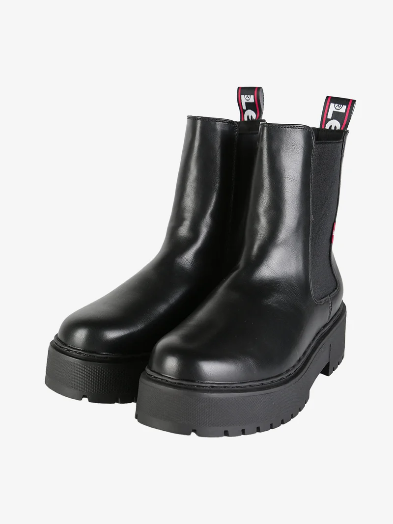 ASHLEY REFRESH Stivaletti da ragazza con platform - nero