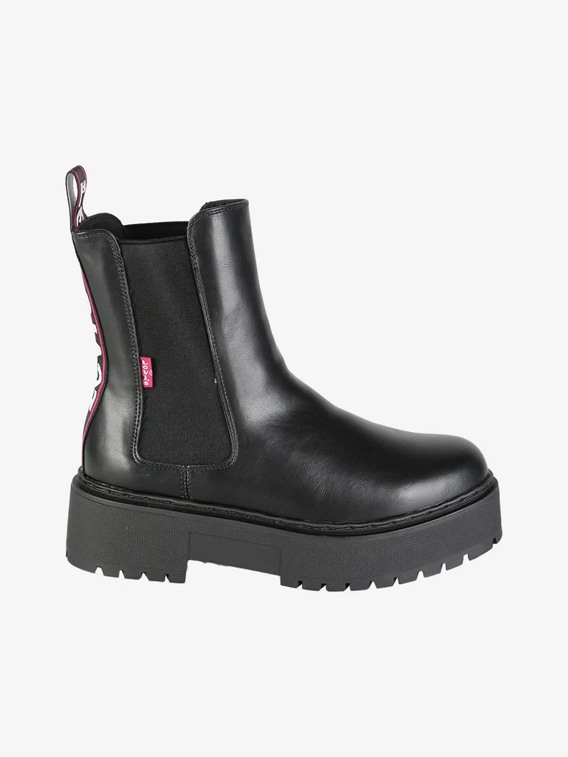 ASHLEY REFRESH Stivaletti da ragazza con platform - nero