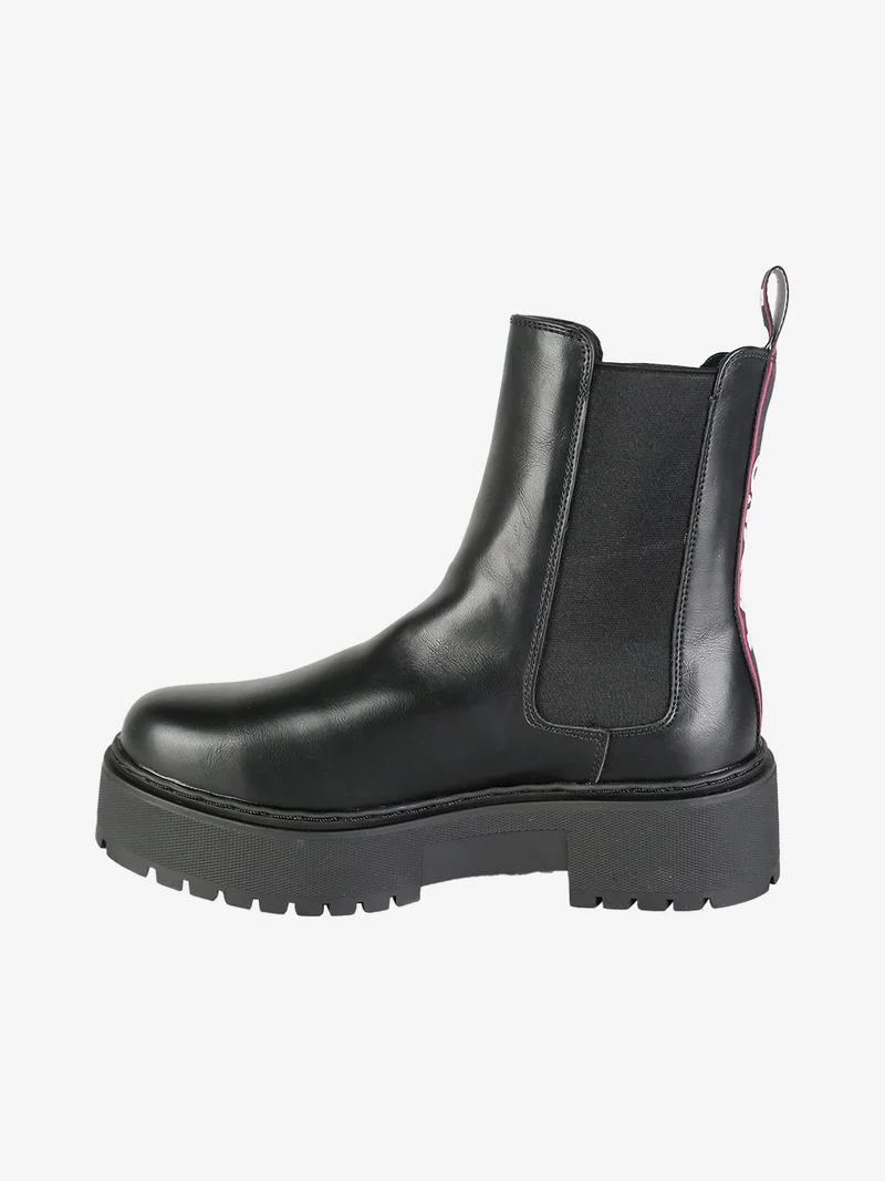 ASHLEY REFRESH Stivaletti da ragazza con platform - nero