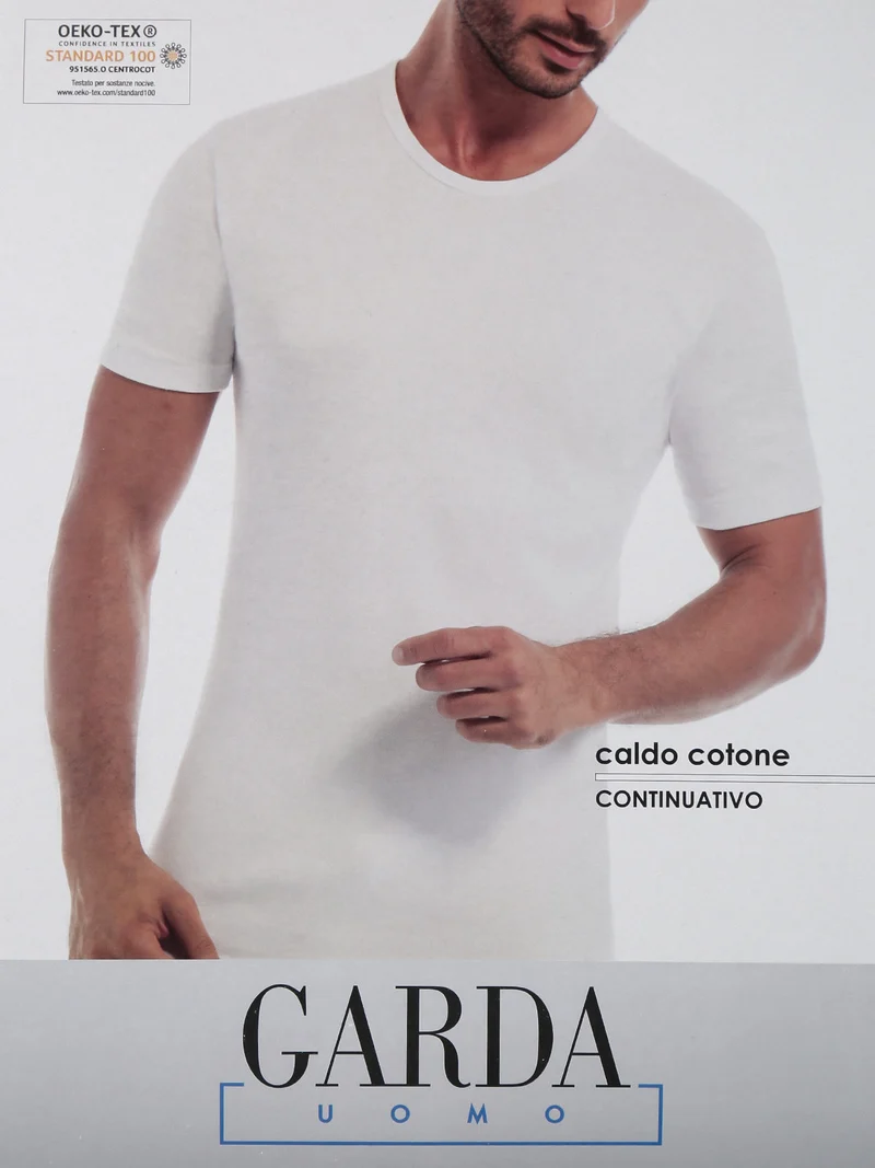 Maglia intima girocollo manica corta - bianco