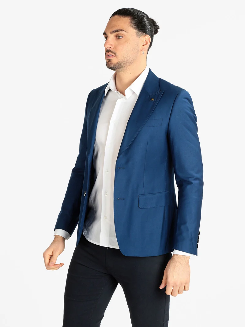Blazer elegante da uomo - blu