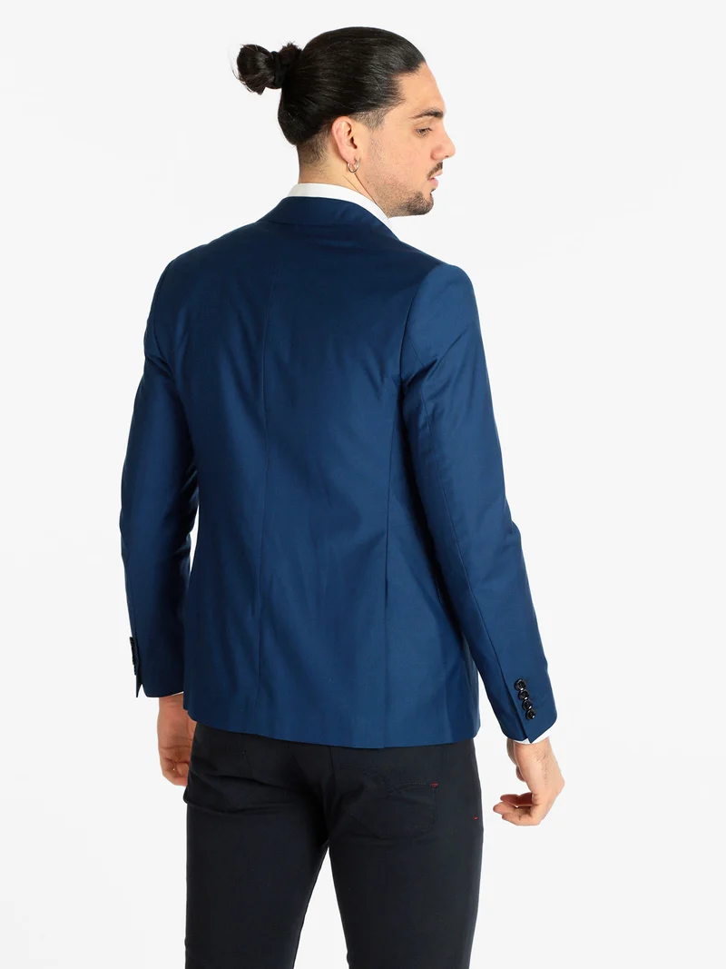 Blazer elegante da uomo - blu