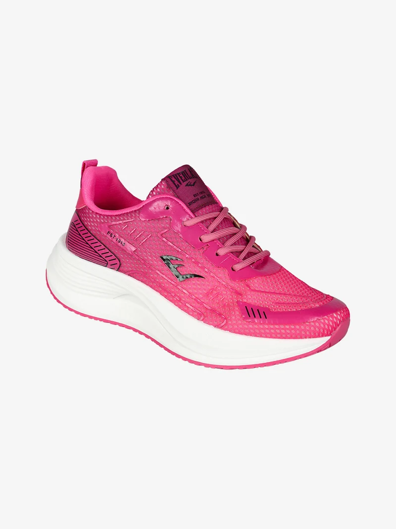 Sneakers sportive da donna con lacci - fucsia
