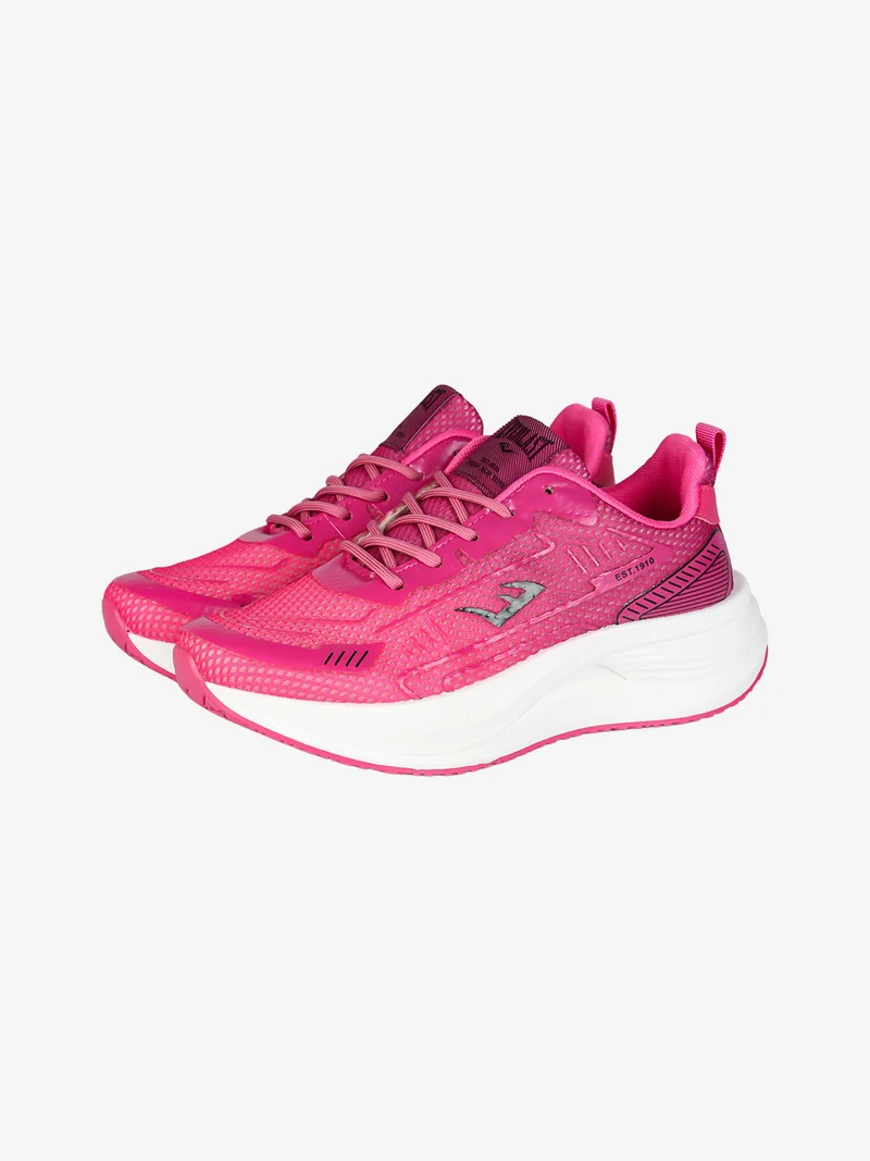 Sneakers sportive da donna con lacci - fucsia