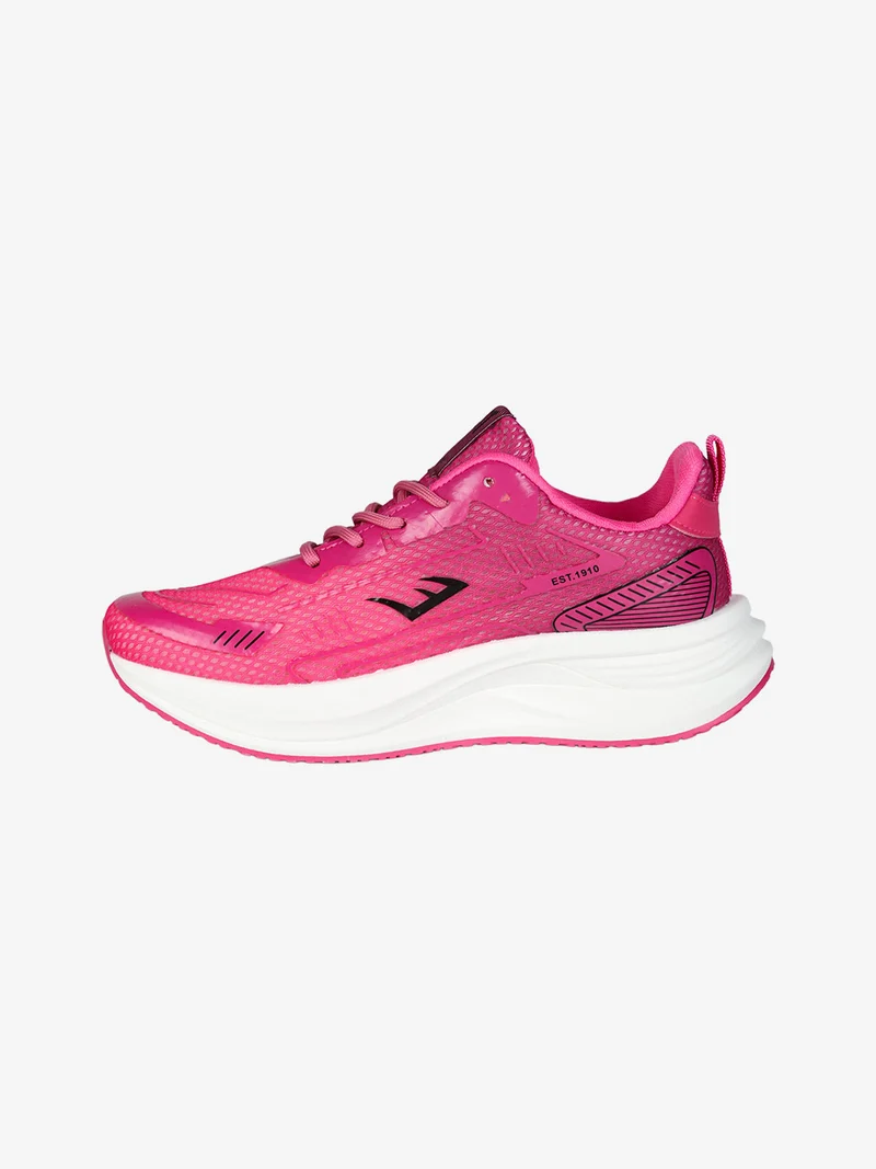 Sneakers sportive da donna con lacci - fucsia