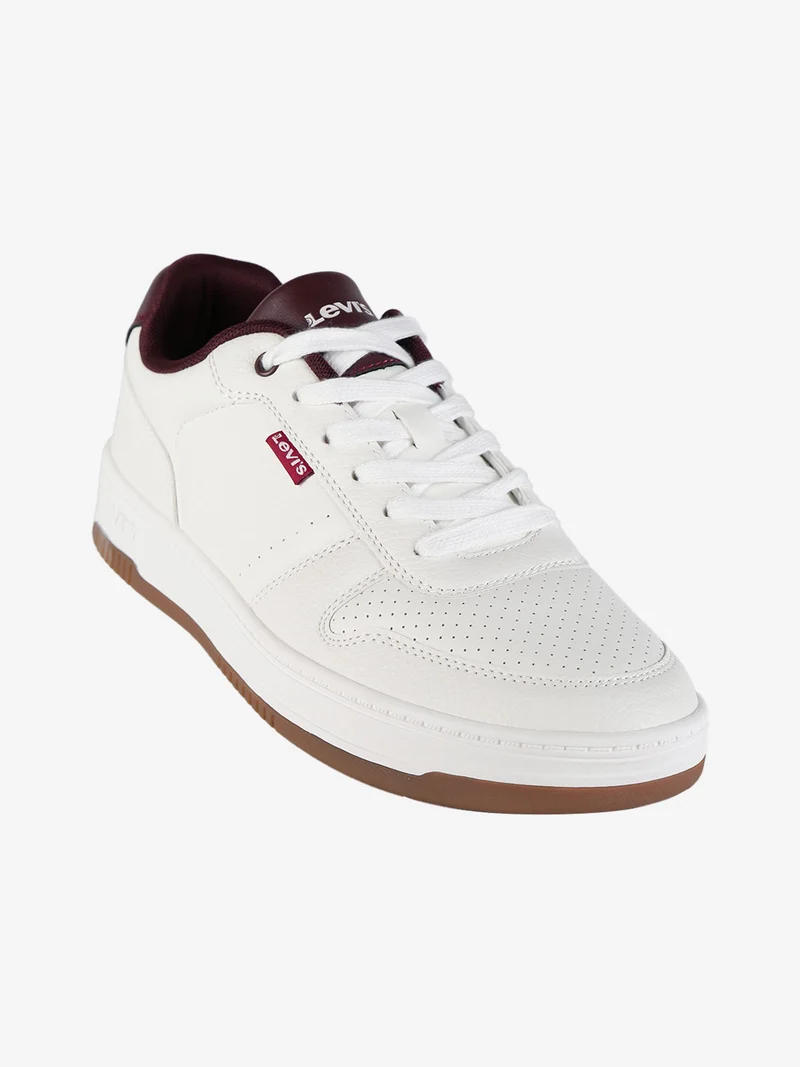 Sneakers basse da uomo stringate - bianco
