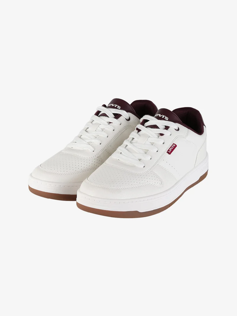 Sneakers basse da uomo stringate - bianco