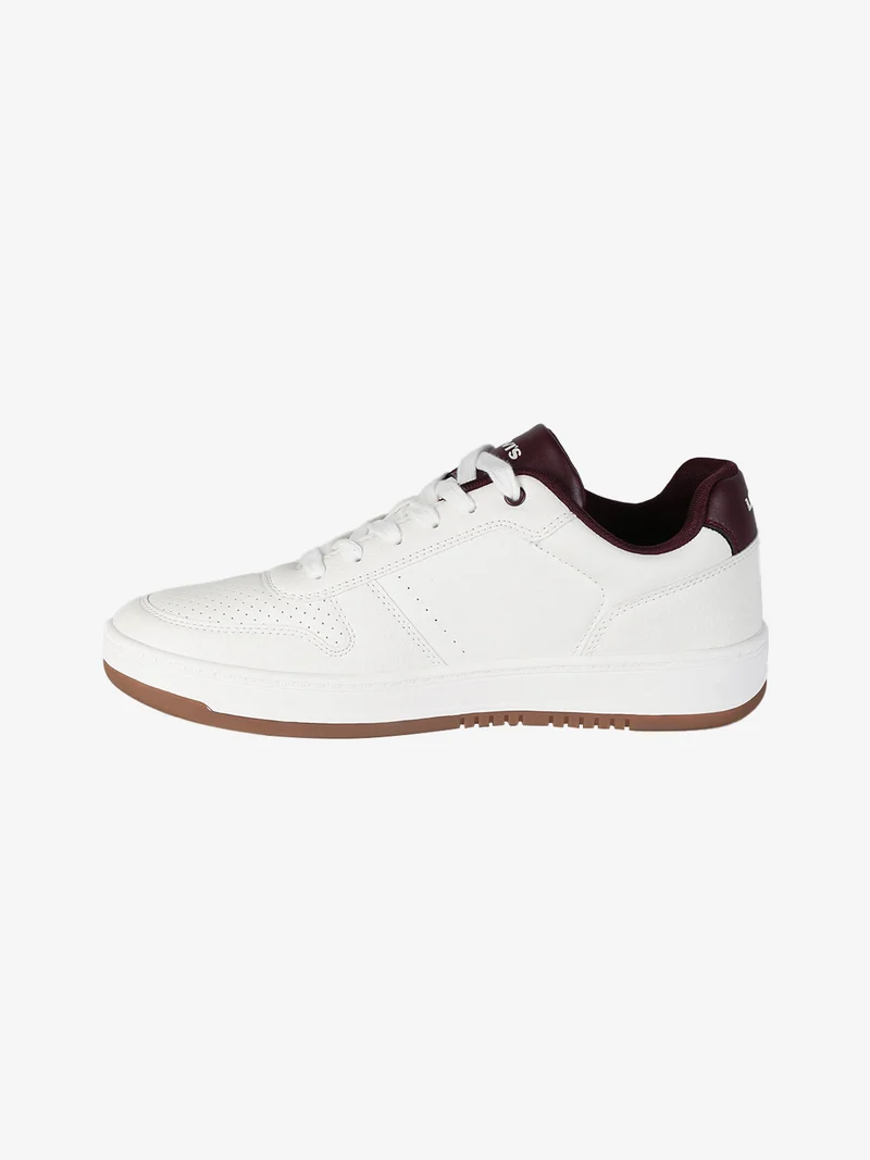 Sneakers basse da uomo stringate - bianco