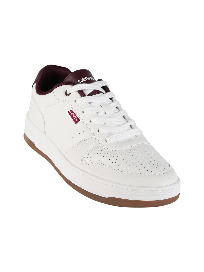 Sneakers basse da uomo stringate - bianco