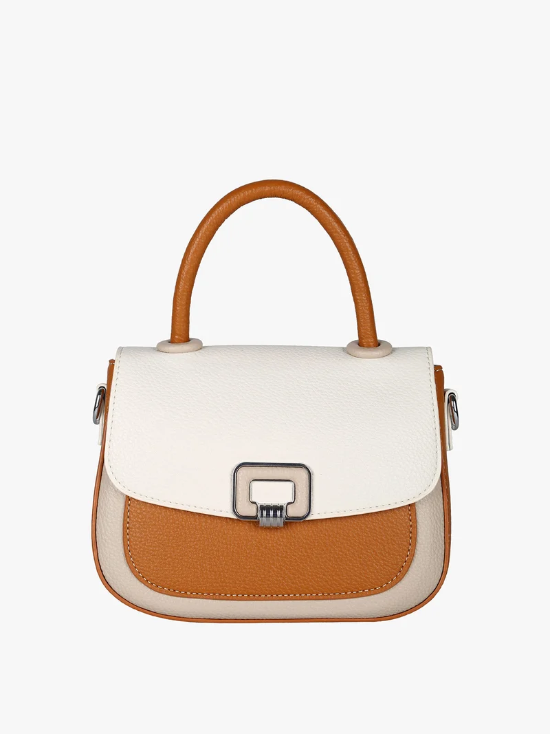 Borsa mini da donna colorata - marrone