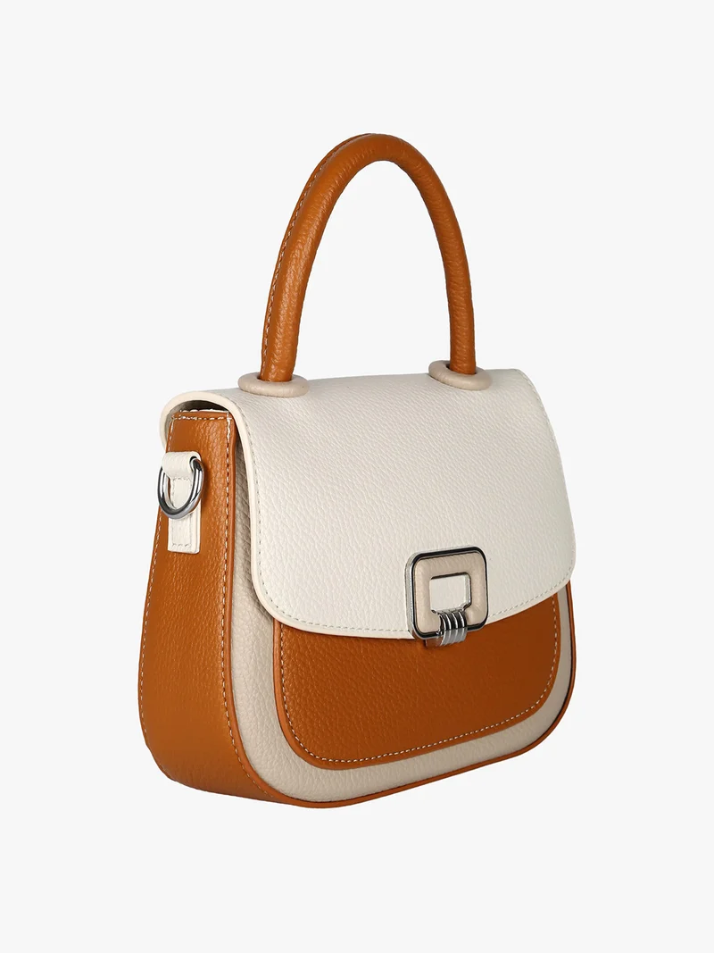 Borsa mini da donna colorata - marrone