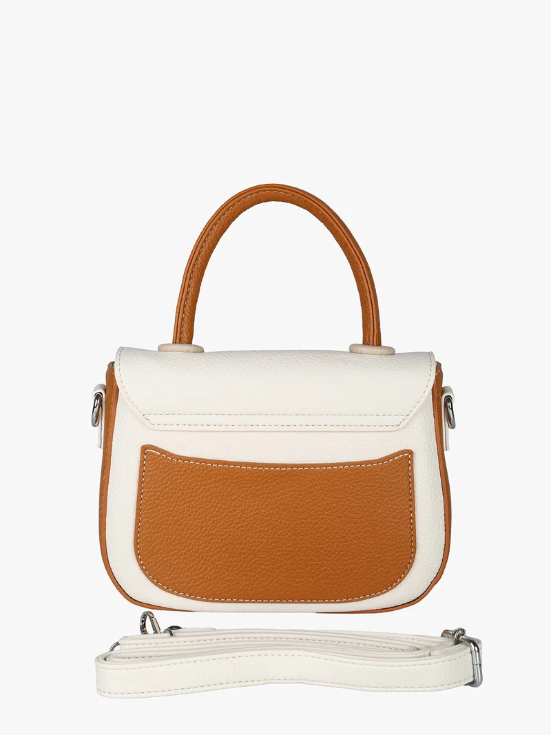Borsa mini da donna colorata - marrone