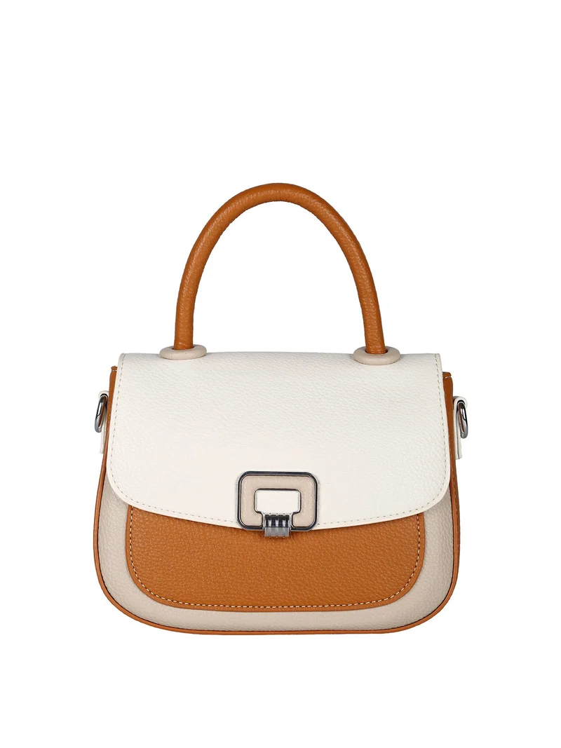 Borsa mini da donna colorata - marrone