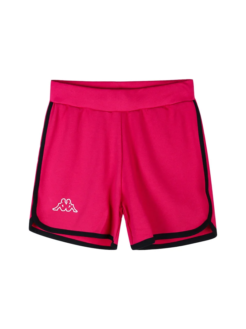 Completo corto 2 pezzi in cotone da bambina con t-shirt e shorts - blu scuro