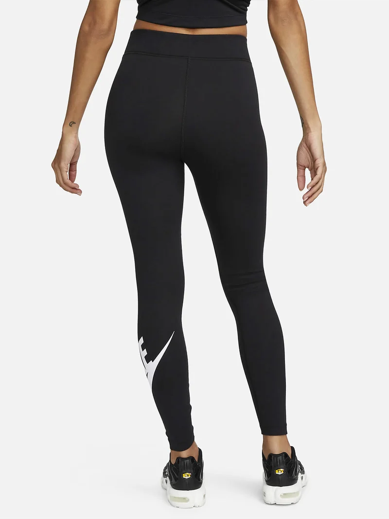 Sportswear leggings sportivi donna con logo - nero