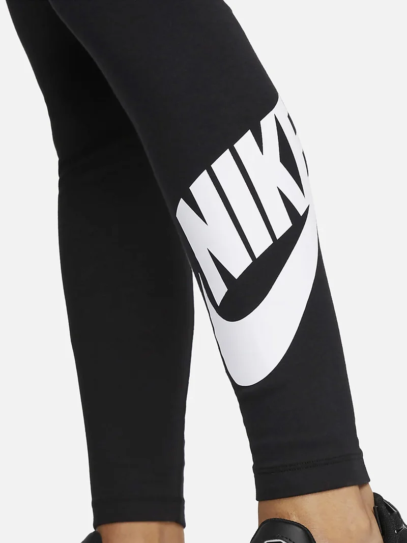 Sportswear leggings sportivi donna con logo - nero