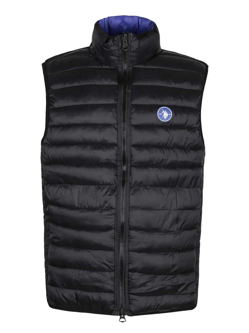 Giubbino smanicato uomo reversibile - blu