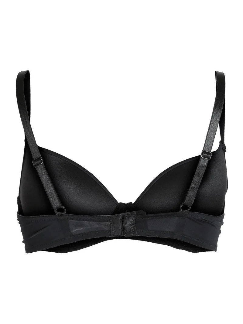 reggiseno imbottito PAPAVERO coppa C - nero