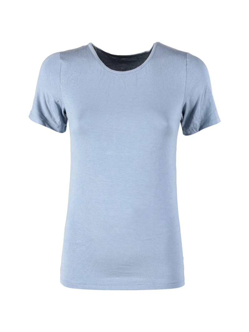 T-shirt intima donna in modal - cielo