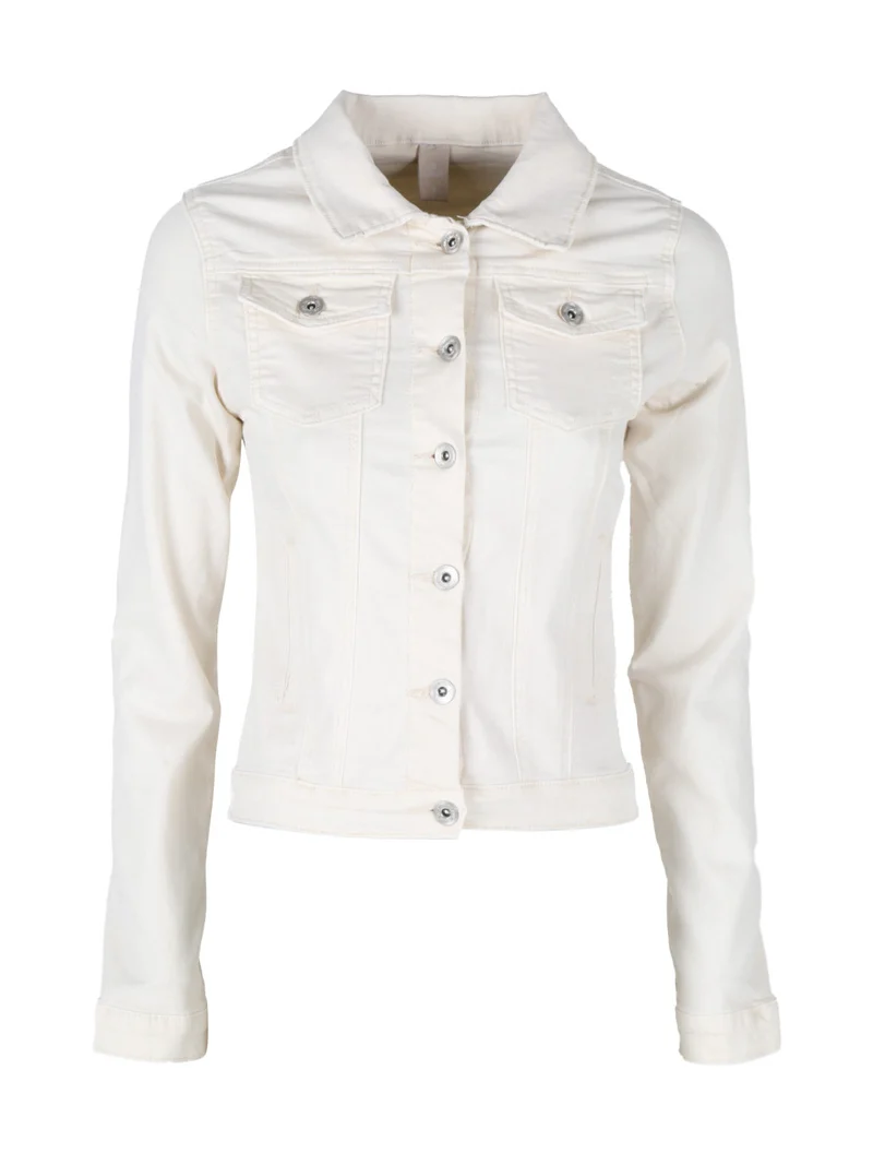 Giacca in jeans donna - panna