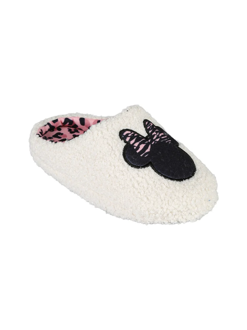 Minnie pantofole invernali da ragazza - panna
