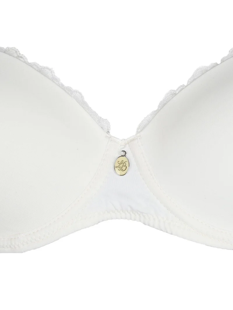 Reggiseno push up graduato con pizzo - SOFIA - panna