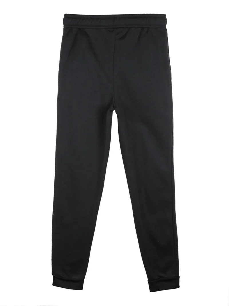 Pantaloni sportivi da ragazza felpati - nero