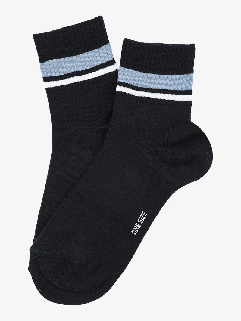 Calze corte tennis da donna - blu scuro