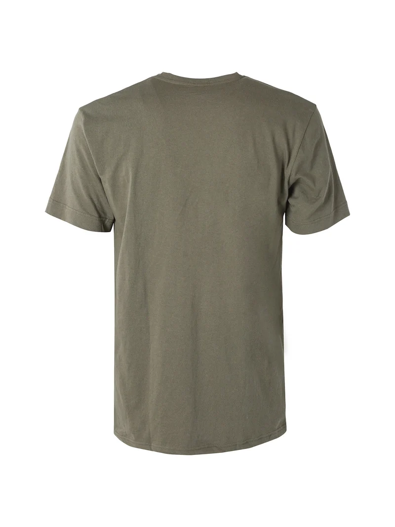 T-shirt da uomo con logo - oliva