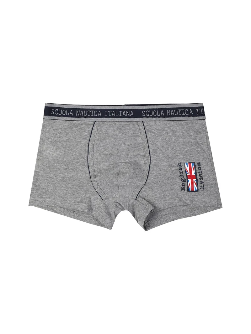 Boxer uomo in cotone - grigio