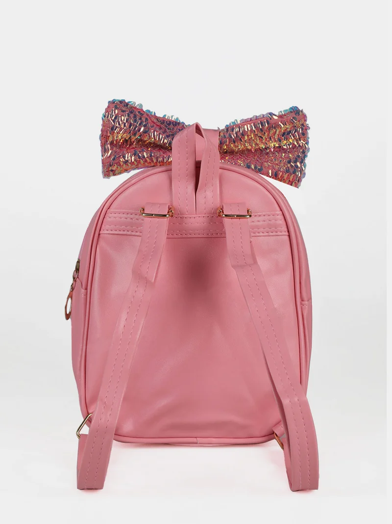 Zainetto da bambina con paillettes luccicanti - rosa