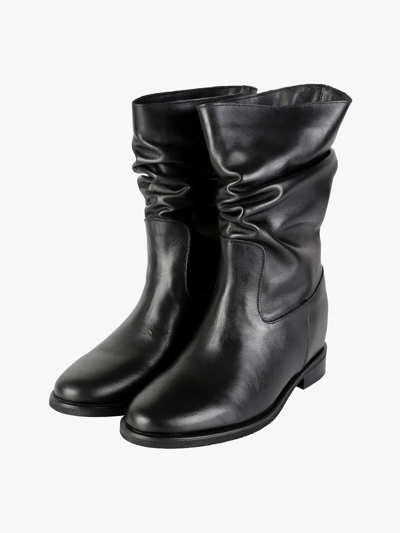 Stivaletti donna in pelle - nero