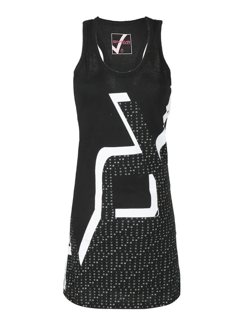 Vestito da casa donna smanicato - nero