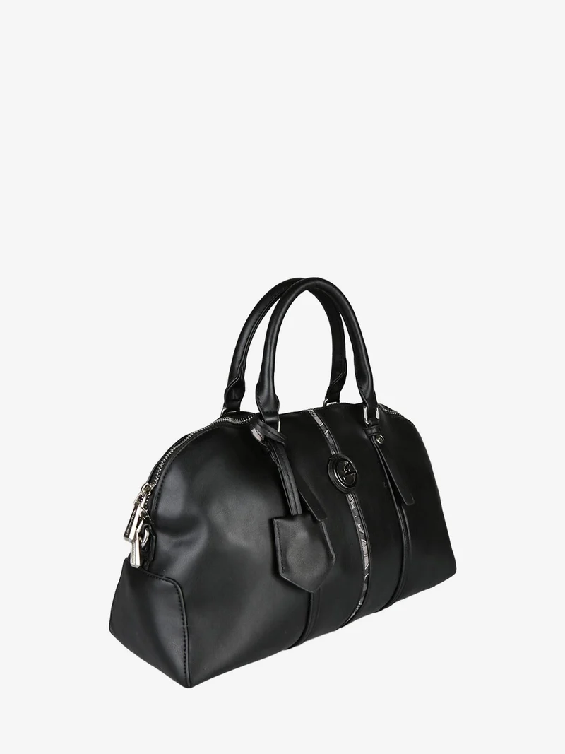 Borsa donna a bauletto - nero