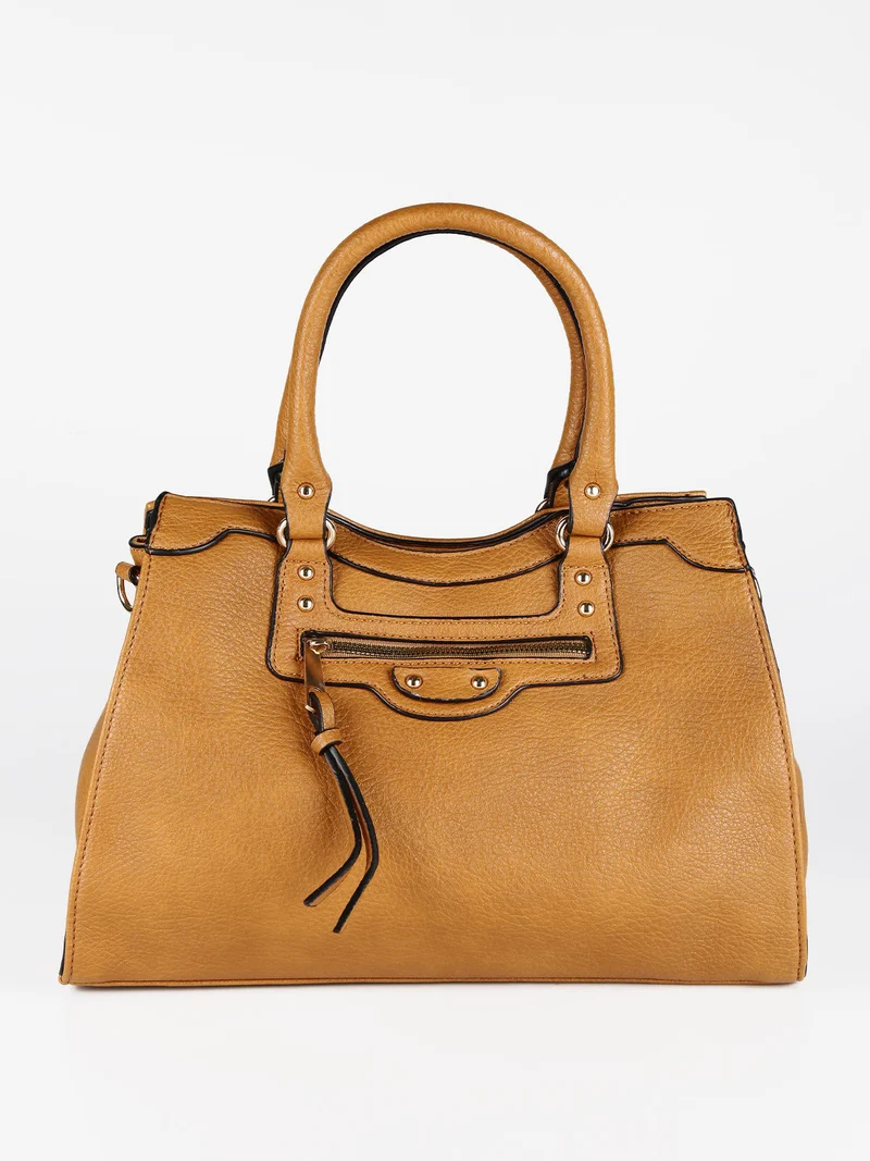 Borsa donna a mano - cammello