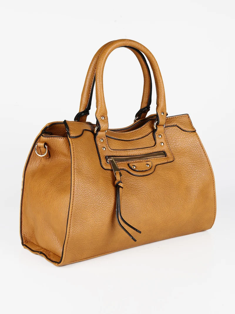 Borsa donna a mano - cammello