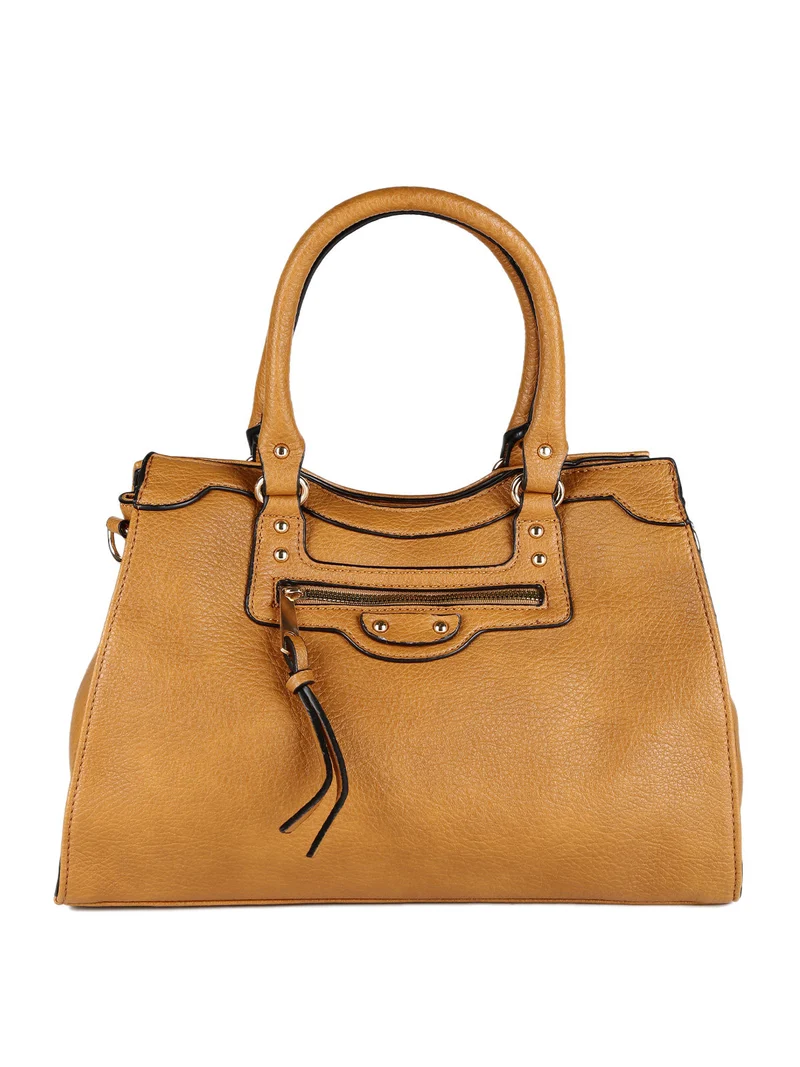 Borsa donna a mano - cammello