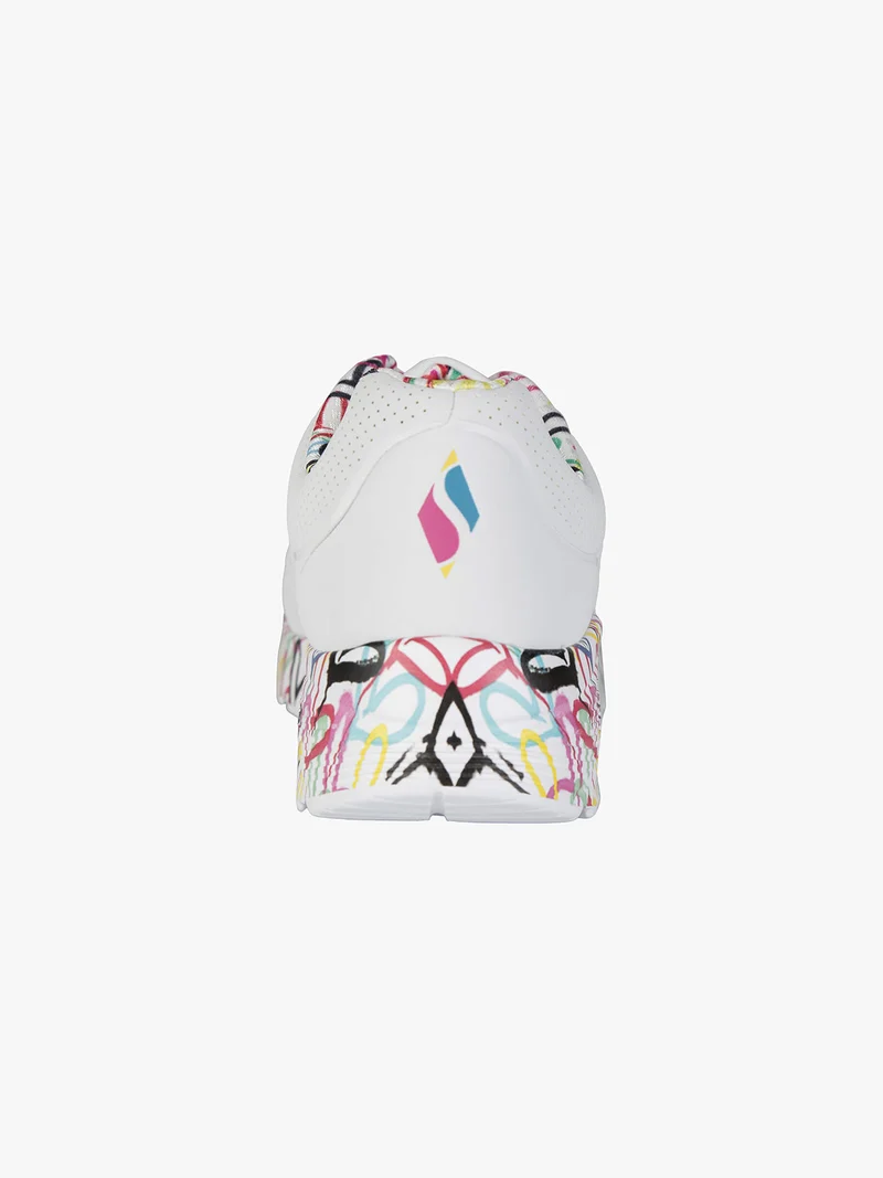 LOVELY LUV Sneakers da ragazza con stampe - bianco