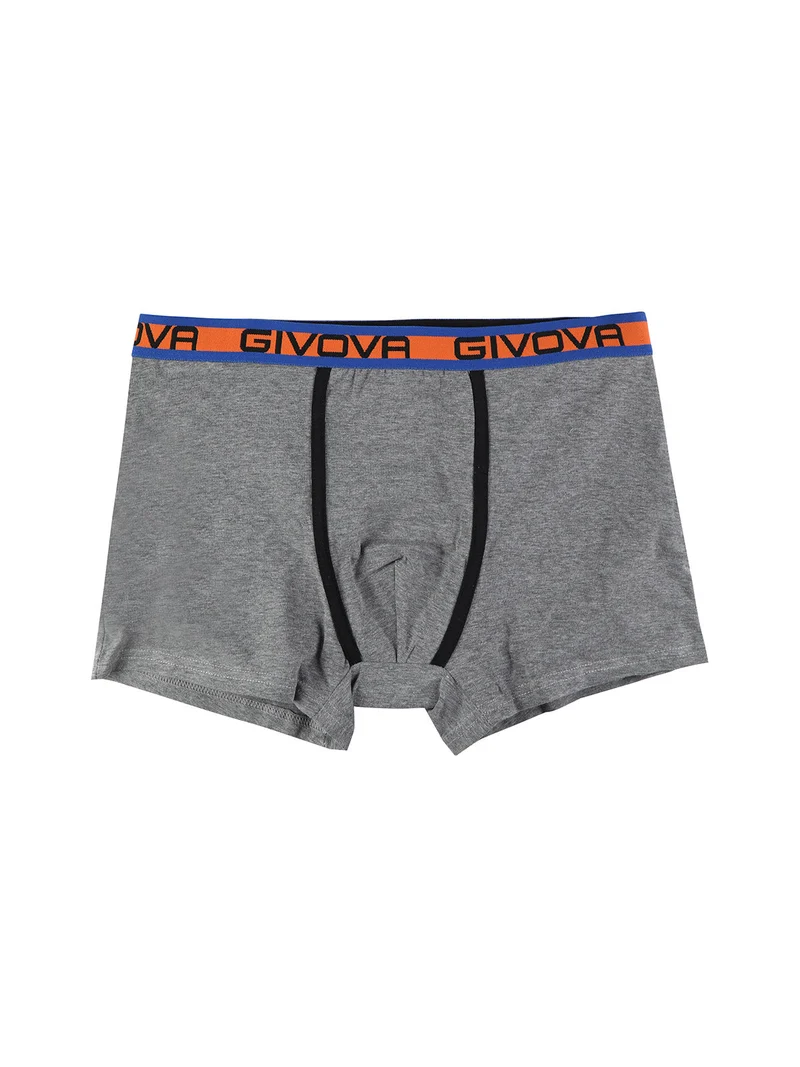Boxer uomo in cotone bielastico - grigio