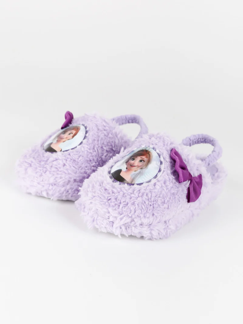Pantofole bambina con elastico - lilla